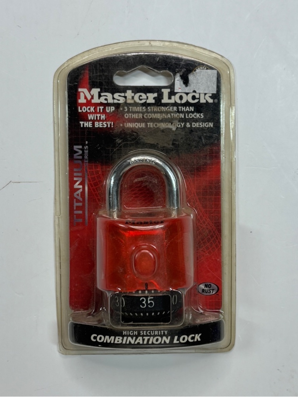 Master Lock 2051XD Titanium Series Locker Lock